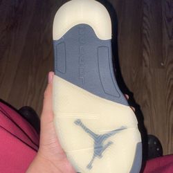 AIR JORDAN 5 RETRO "LUMINOUS GREEN AND SAIL