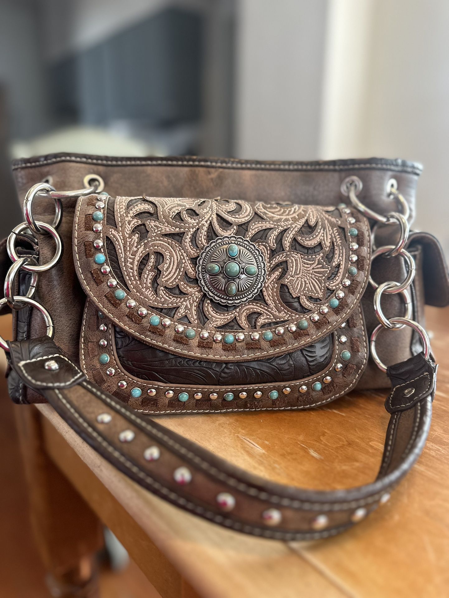 Vintage Western County Style Purse
