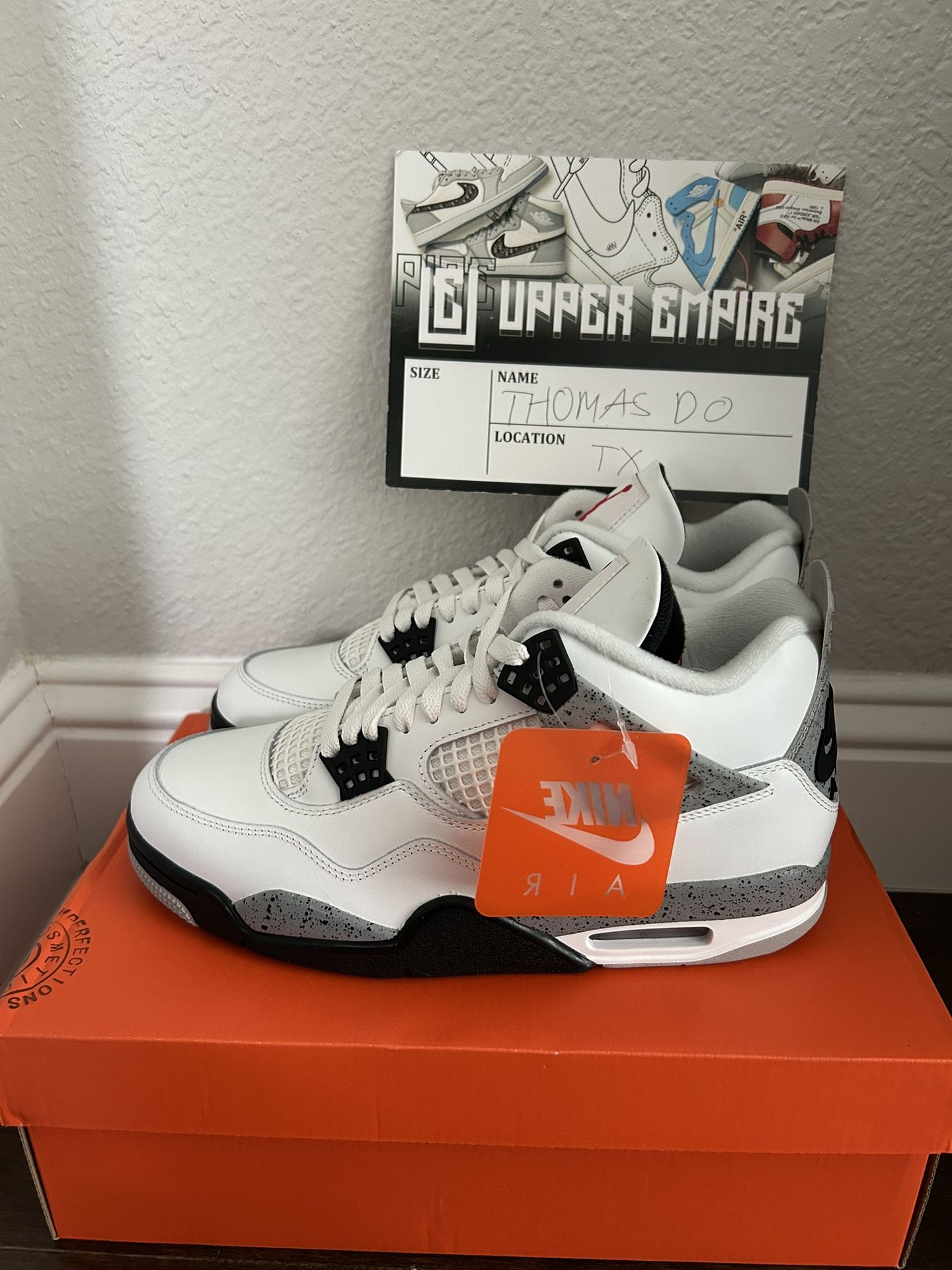 Nike Air Jordan 4 IV Retro OG 2025 White Cement FV5029 100 NEW