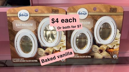 Febreze small space 2ct baked vanilla