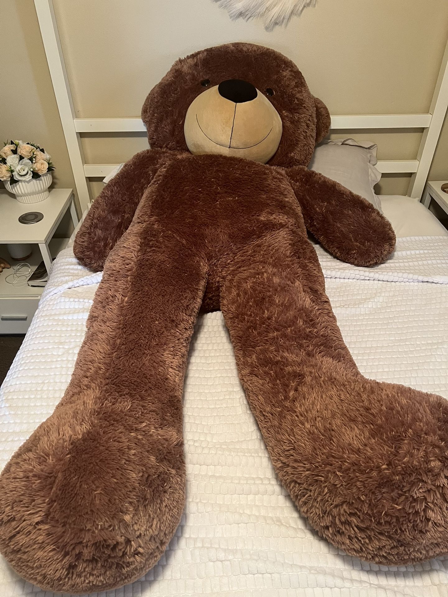 Giant Teddy Bear Plush Toy (Brown)