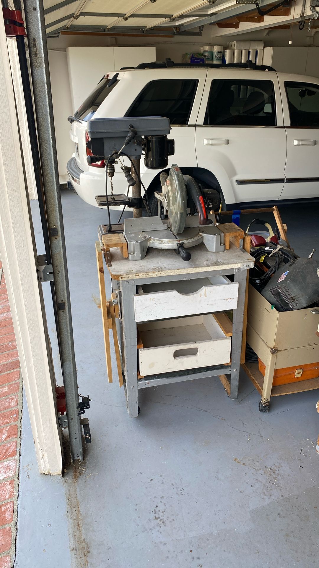 Craftsman Drill Press and Chop Saw