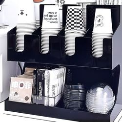 Cup Holder Organizer Multi-Functional Cup Dispenser Rack CH3