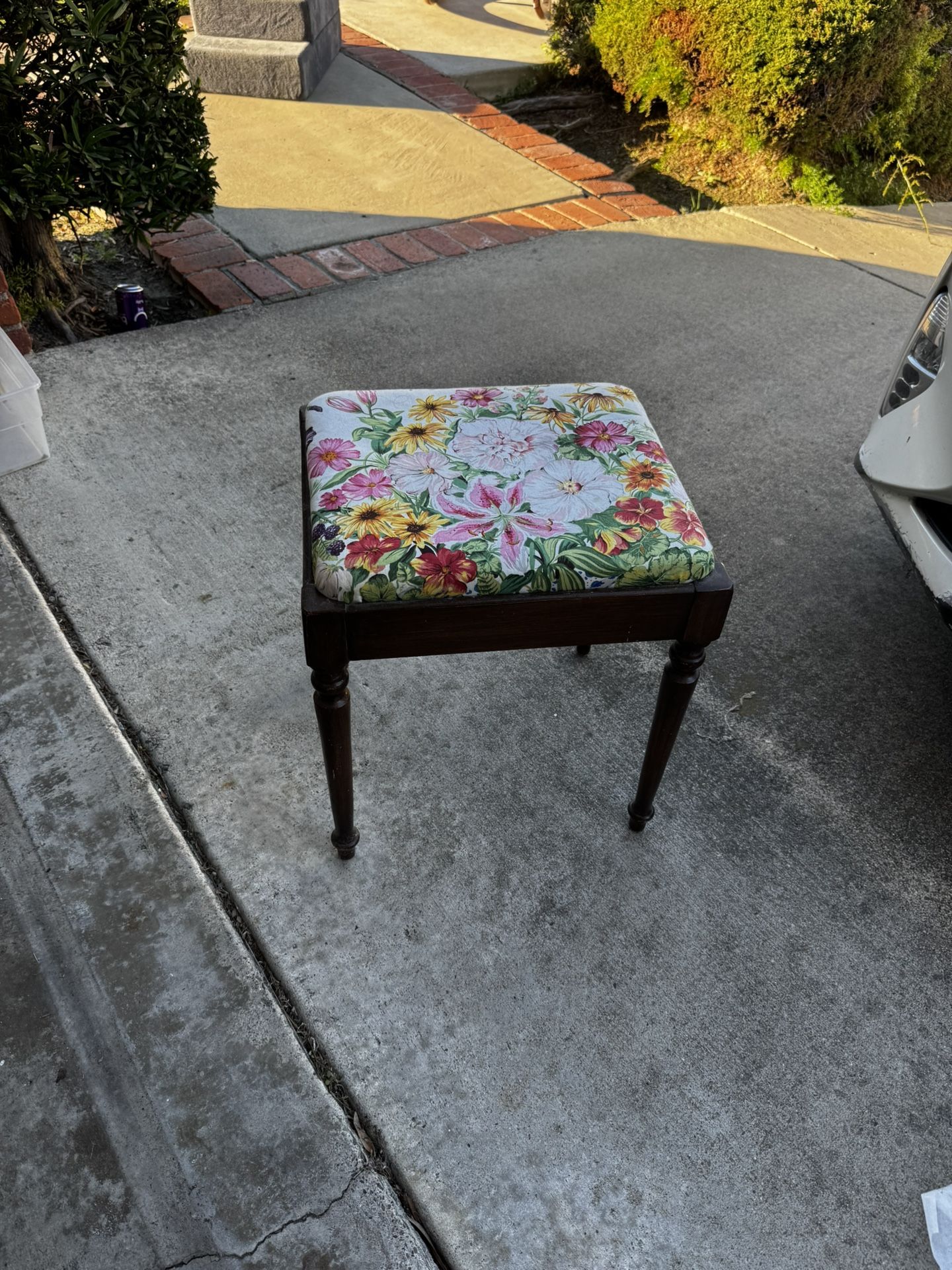 Small Stool For A Desk Or Sewing Table 
