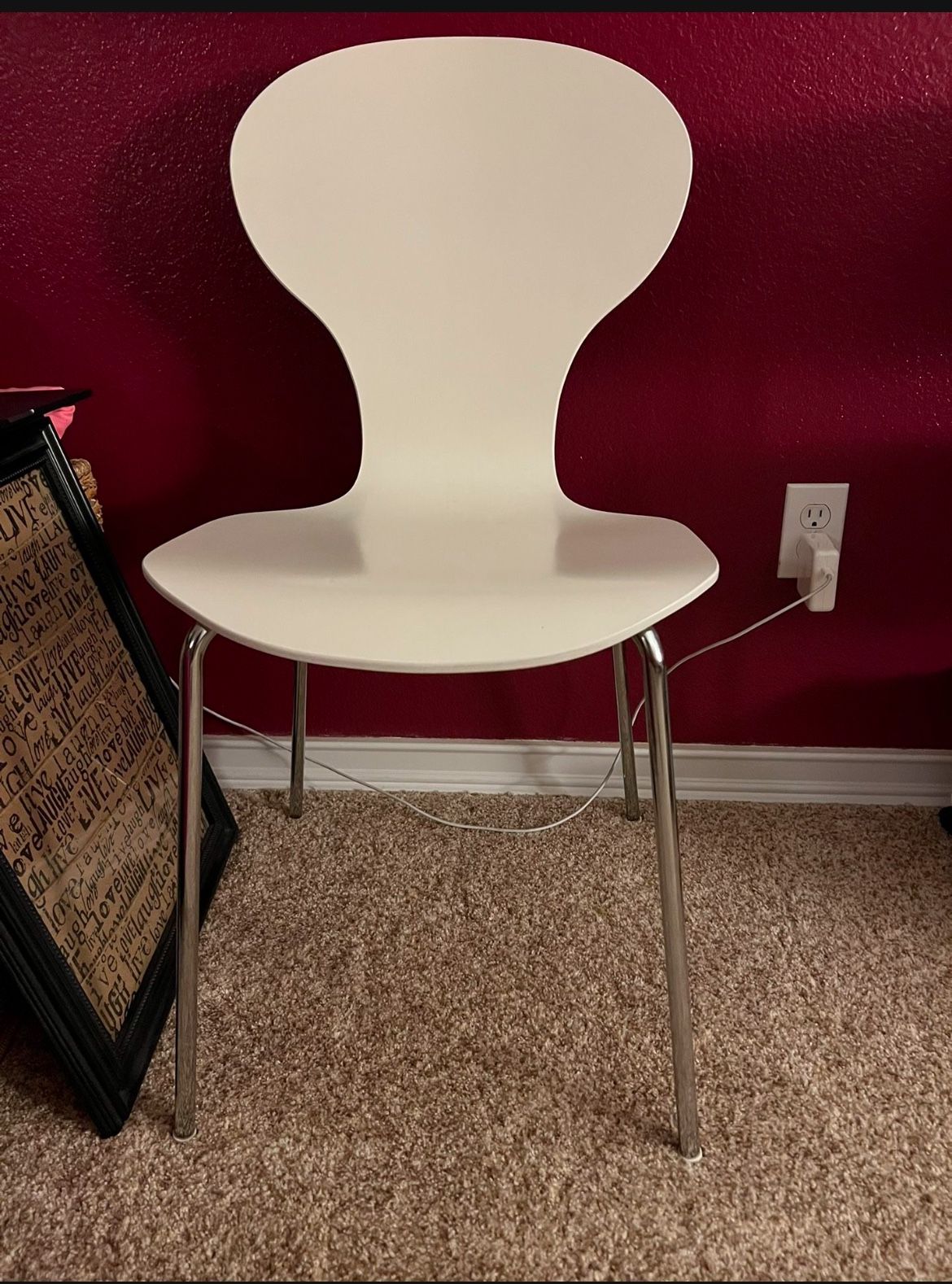 White IKEA Chair