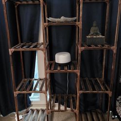 Plant stand with planters