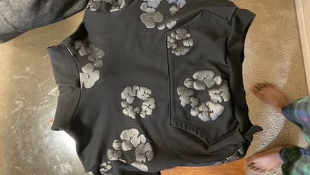Black on Black Denim Tears Hoodie size small