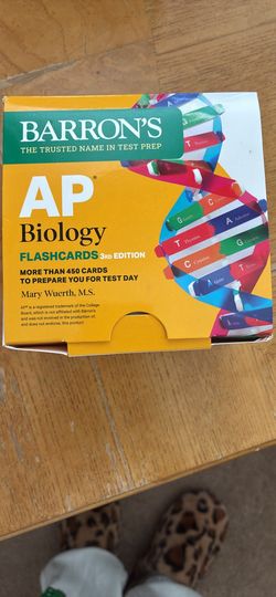 Barron’s AP Biology Flashcards (3rd Edition)