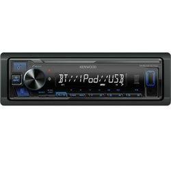 KENWOOD KMM-BT270U Bluetooth Digital Media Car Stereo Receiver with USB Port – AM/FM Radio, MP3 Player, High Contrastble Face Plate