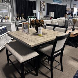 Stunning Wood Dining Table Set! $999 🤎☎️✨