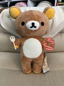 Rilakkuma Cafe Bear w/fork & donut