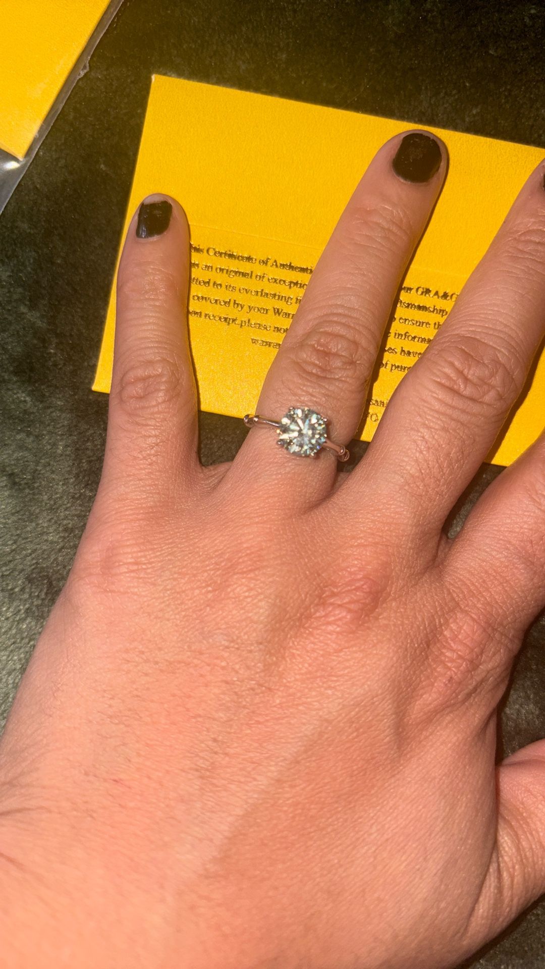 Moissanite Diamond Ring SZ 6
