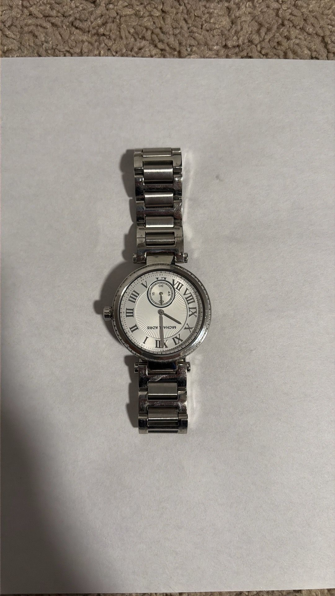 Michael Kors stainless steel watch