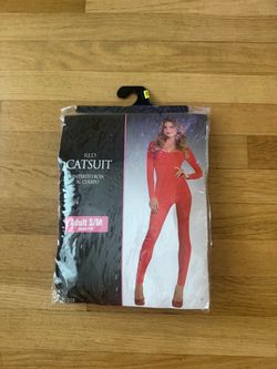 Red Catsuit Adult S/M