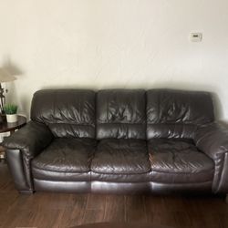 Leather Couch 
