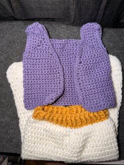 Handmade Crochet Aladdin photo prop