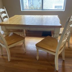 Dining Table-Sturdy Wood 