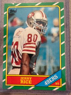 1986 Topps #161 Jerry Rice RC