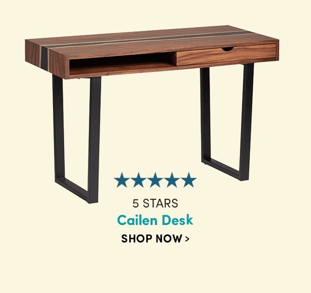 Cailen Mocha Live Edge Wood and Resin desk for Sale in Nashville