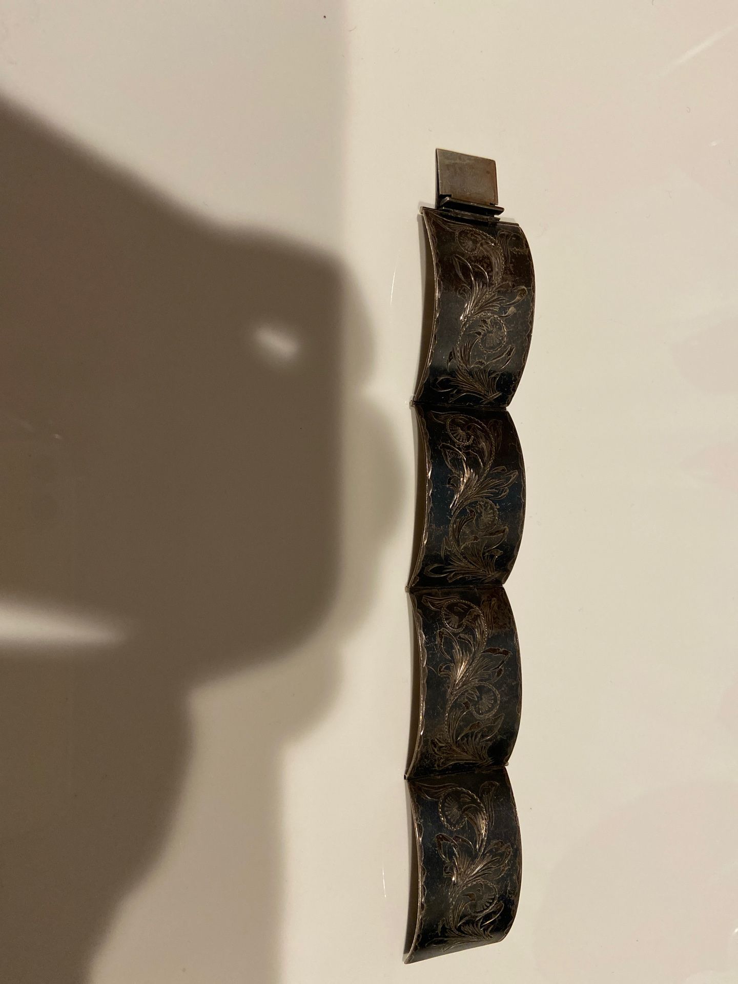 Antique sterling silver bracelet