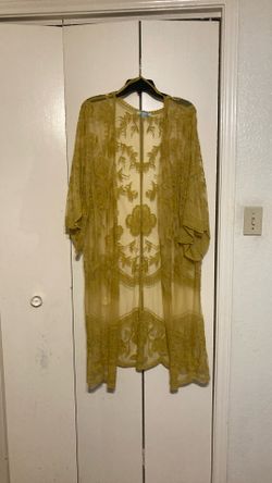 Gold Cardigan Med/ Large  Nice