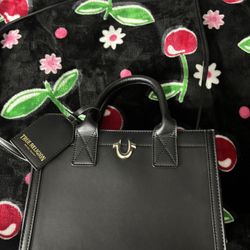 Black True Religion Tote Bag 