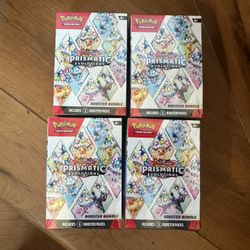 Prismatic Booster Boxes Pokemon TCG Sealed