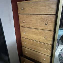 Solid oak dresser
