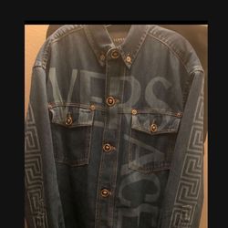 New Versace Denim Jacket XXLarge $2,600 Cash Only Make Offer 