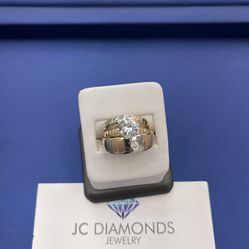 Ring Engagement 14k Trio Set 