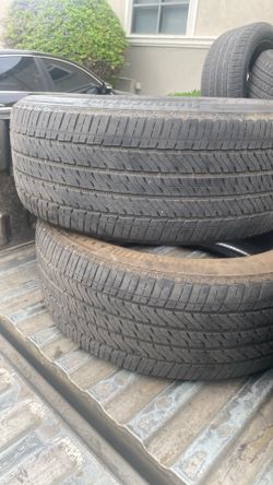 275/50/22 these tires have about 40 to 50%. Let me know if you need installation.