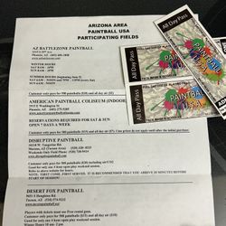 Az Paint Ball Tickets 3