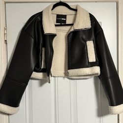 Crop Leather Jacket, Fashion Nova