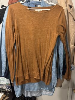Madewell Mustard Color Long Sleeve. Size XS