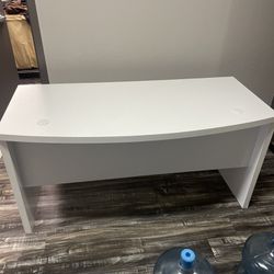 Large White Desk 60inches Long X 26.5in Wide 