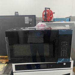 GE Black Microwave 