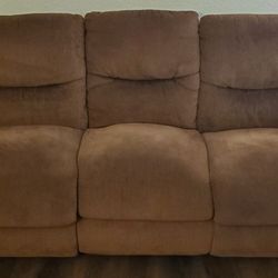 Powered Reclining Sofa and Loveseat