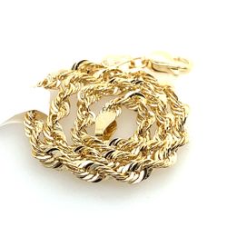 10k Gold Bracelet 8” Rope  2.25g 3.3mm 133788 11