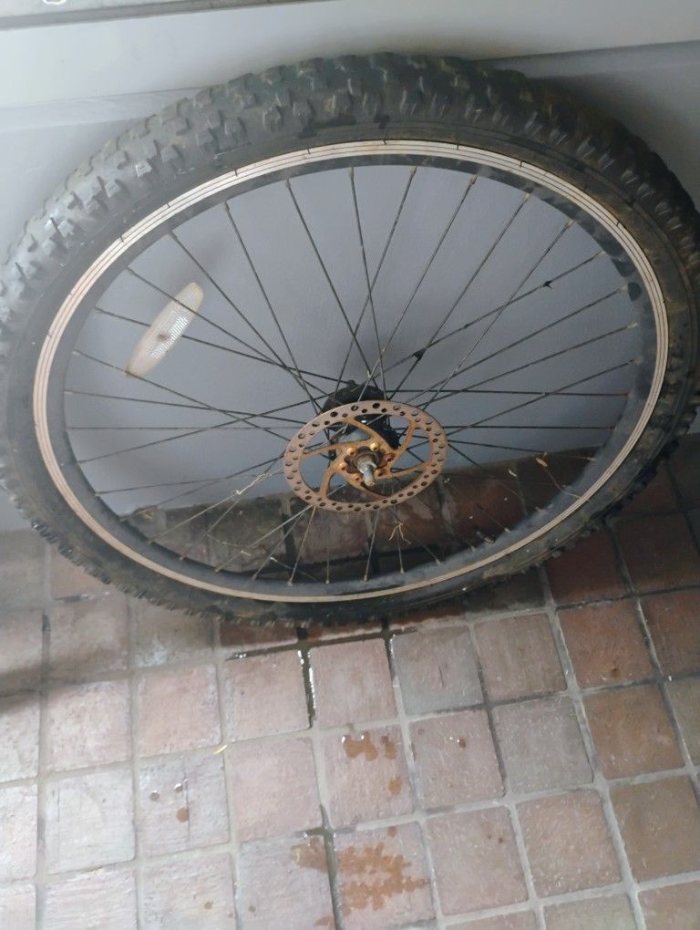 Mountain Bike Rims And Tires 2 Sets