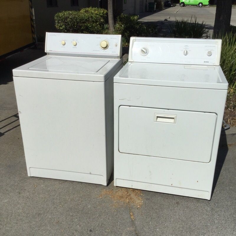 Admiral Designer Series Washer/Sears Kenmore Dryer