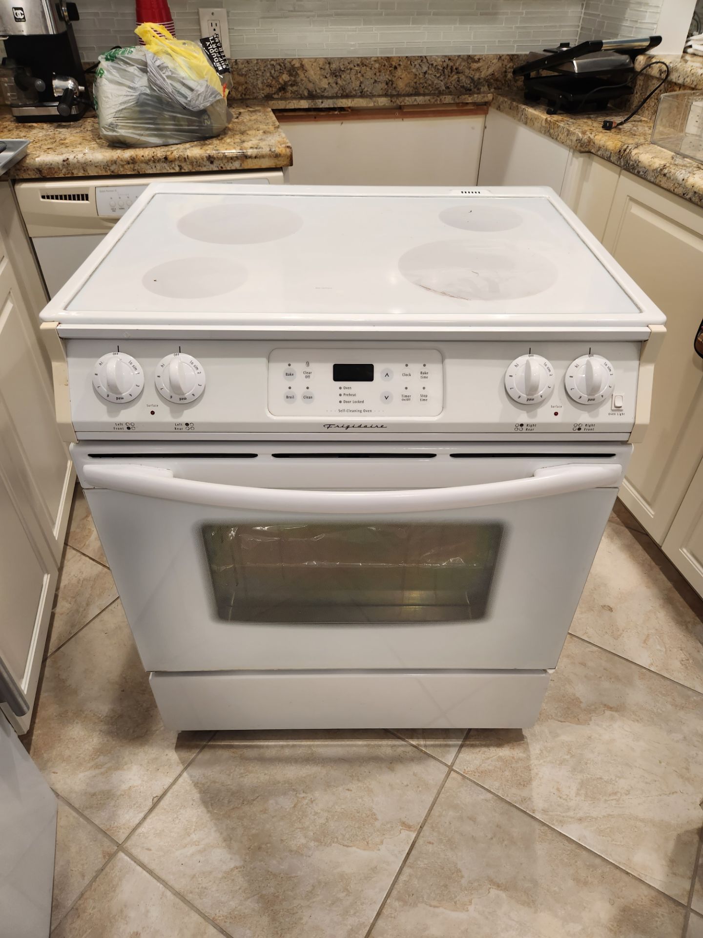 SLIDE IN STOVE AND OVEN LIKE NEW