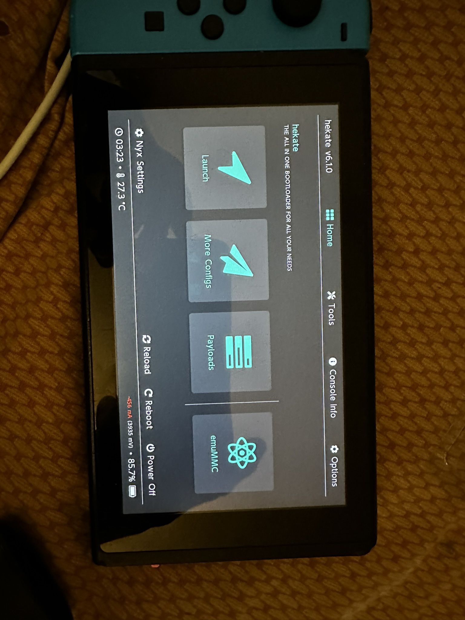 Nintendo Switch Rp2040 Hacked Home brew Atmosphere 