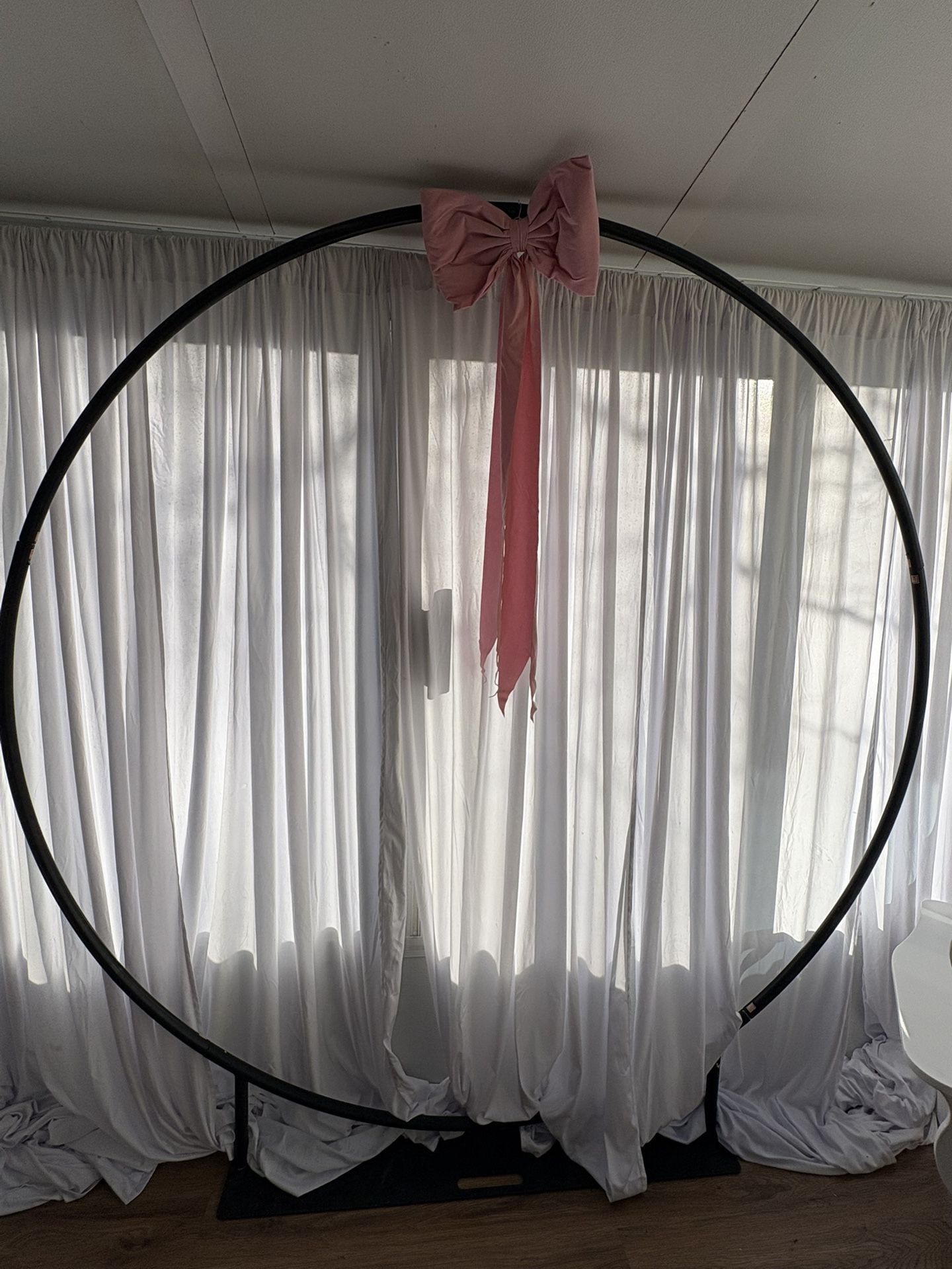 Heavy Duty 7ft Round Arch Backdrop Stand