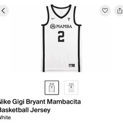 NIKE MAMBA GIGI BRYANT JERSEY SIZE LARGE 