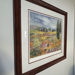 “Suzanne Pascal” Signed & Numbered Print. Matted & Framed. #424/550!!!😎