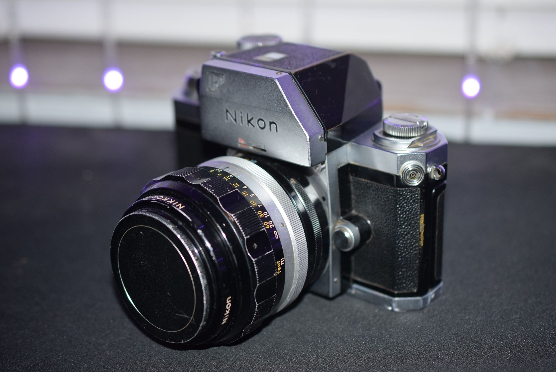 Rare Nikon F Apollo Photomic FTN With Nikkor 85mm