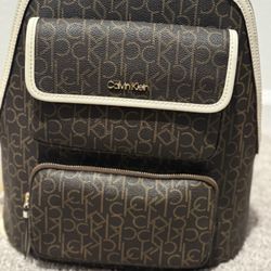 Calvin Klein Back Pack Strap Purse Bag