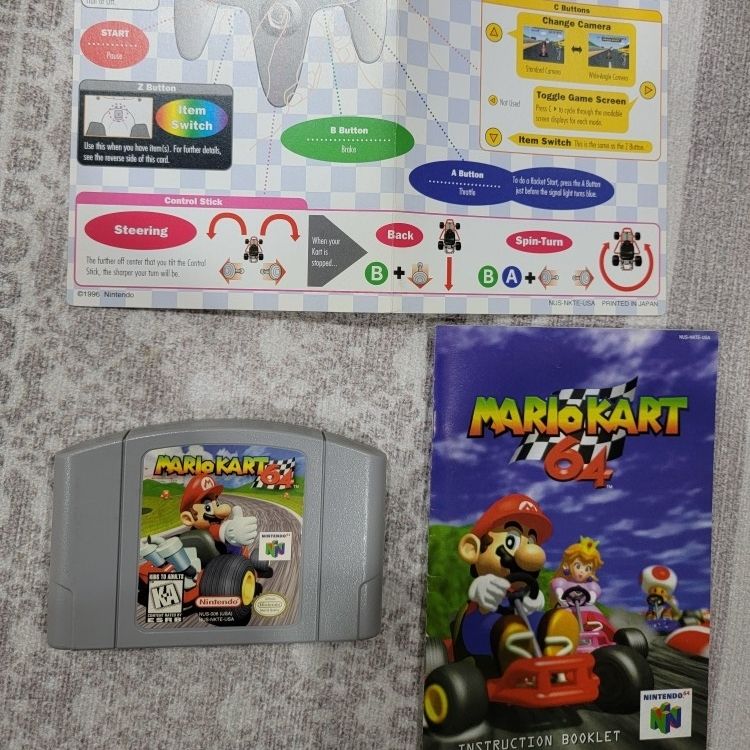 Mario Kart 64 (Nintendo 64, 1996) - Japanese Version for sale