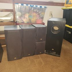 ONKYO Speakers And Subwoofer