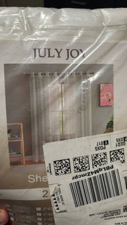 Sheer Curtains 2 Panels